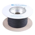 Alpha Wire Ecogen Ecowire Series Black 0.13 mm² Hook Up Wire 26 AWG 7/0.16 mm Core Strands 305 m MPPE 6711 BK001