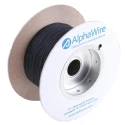 Alpha Wire Ecogen Ecowire Series Black 0.13 mm² Hook Up Wire 26 AWG 7/0.16 mm Core Strands 305 m MPPE 6711 BK001