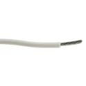 Alpha Wire Ecogen Ecowire Series White 0.52 mm² Hook Up Wire, 20 AWG, 10/0.25 mm Core Strands, 305 m Length, MPPE 6714 WH001