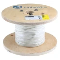 Alpha Wire Ecogen Ecowire Series White 0.52 mm² Hook Up Wire, 20 AWG, 10/0.25 mm Core Strands, 305 m Length, MPPE 6714 WH001