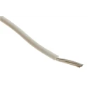 Alpha Wire Ecogen Ecowire Series White 0.33 mm² Hook Up Wire, 22 AWG, 7x0.25 mm Core Strands, 305 m, MPPE Jacket 6713 WH001