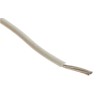 Alpha Wire Ecogen Ecowire Series White 0.33 mm² Hook Up Wire, 22 AWG, 7x0.25 mm Core Strands, 305 m, MPPE Jacket 6713 WH001