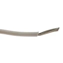 Alpha Wire Ecogen Ecowire Series White 0.33 mm² Hook Up Wire, 22 AWG, 7x0.25 mm Core Strands, 305 m, MPPE Jacket 6713 WH001