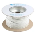 Alpha Wire Ecogen Ecowire Series White 0.33 mm² Hook Up Wire, 22 AWG, 7x0.25 mm Core Strands, 305 m, MPPE Jacket 6713 WH001