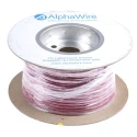 Alpha Wire Ecogen Ecowire Series Red 0.33 mm² Hook Up Wire, 22 AWG, 7/0.25 mm Strands, 305 m Length, Modified 6713 RD001