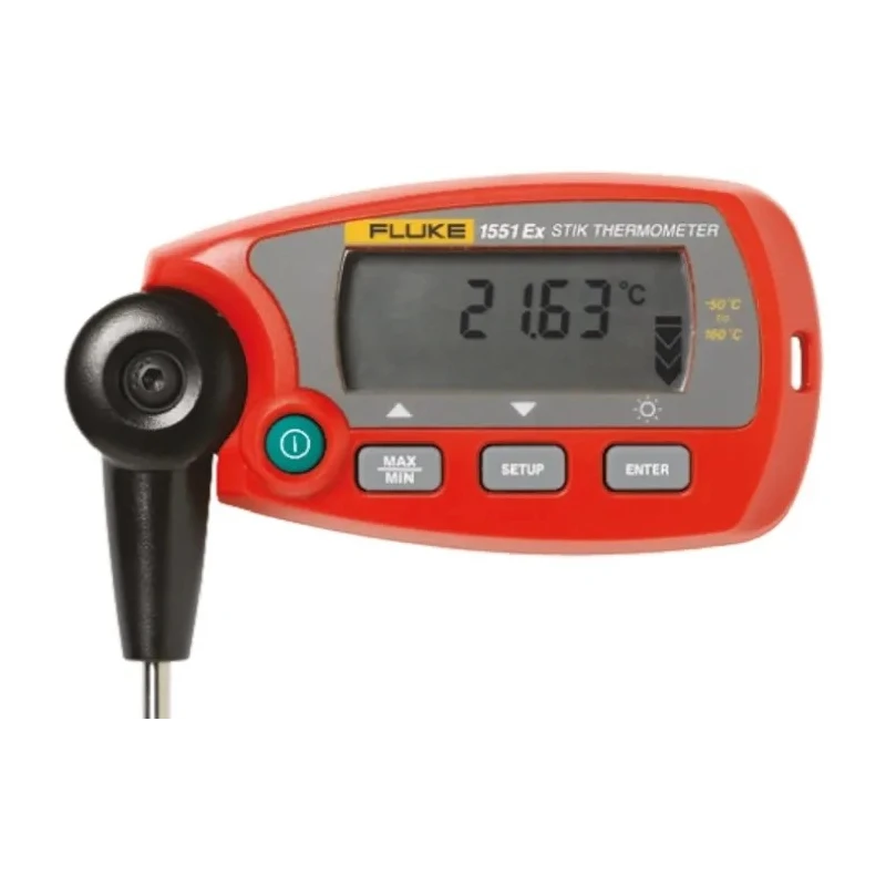 Fluke calibration RTD Probe Handheld Digital Thermometer 1 Input 160°C Max ±0.05°C Accuracy 1551A-9