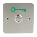RS PRO Stainless Steel Round Push Button Exit Switch Flush Mount 85mm 2 A 741-8278