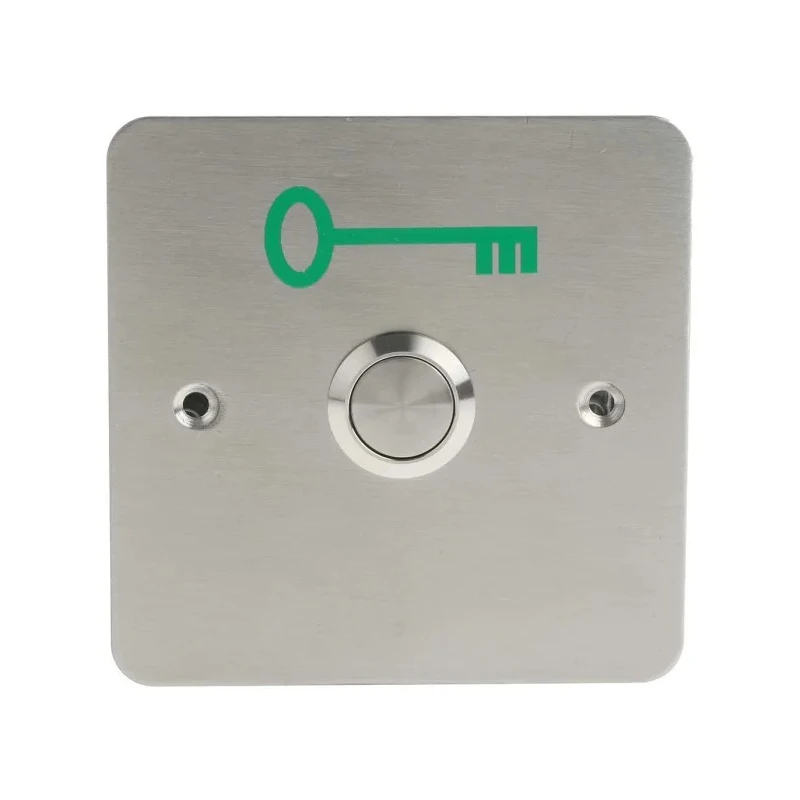 RS PRO Stainless Steel Round Push Button Exit Switch Flush Mount 85mm 2 A 741-8278