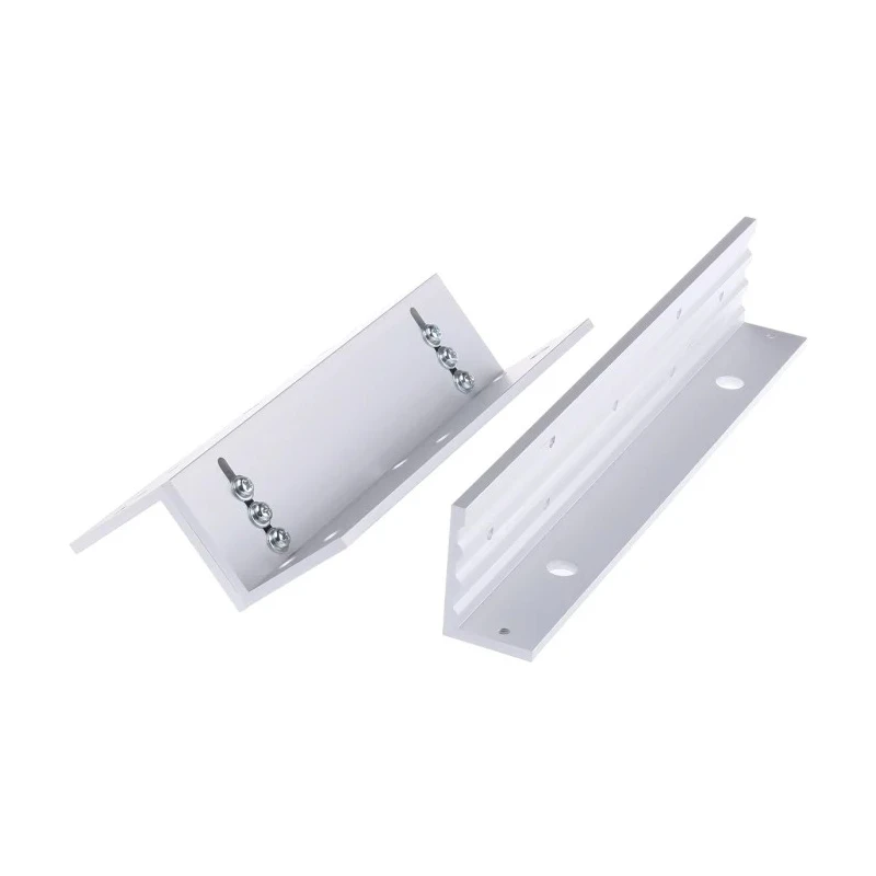 RS PRO Z-L Bracket Set for Magnetic Locks with Adjustable Z and Grooved L Brackets 741-8269