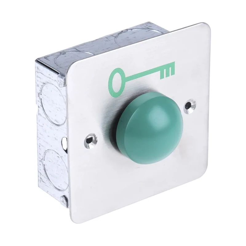 RS PRO Stainless Steel Dome Push Button Flush Mount Exit Switch 741-8271