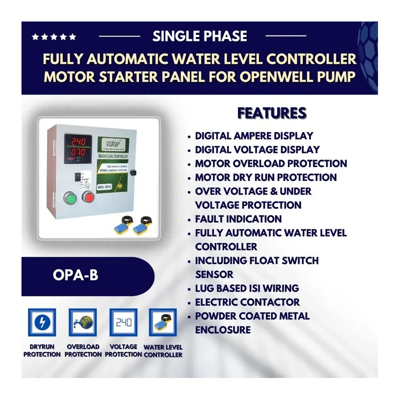 Buy Vukar 0.75 HP Water Level Controller OPA-B1 - Online Sale
