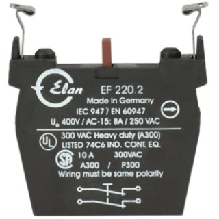 Schmersal Push Button Contact Block 2 NC Screw Terminal 40V 10A EF220.1