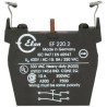 Schmersal Contact Block, 2 NC Contact Configuration, 40V, 10A, Screw Terminal, Compact 46mm Length EF220.2