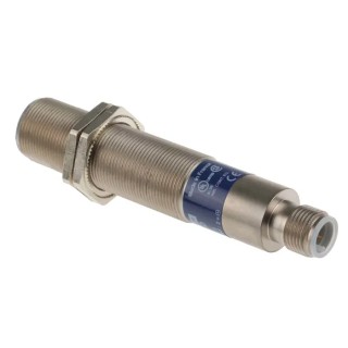 Telemecanique Sensors Diffuse Photoelectric Sensor, Barrel Style, 80 mm Detection Range, PNP Output, IP67 Metal XU5M18U1D