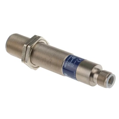 Telemecanique Sensors Diffuse Photoelectric Sensor, Barrel Style, 80 mm Detection Range, PNP Output, IP67 Metal XU5M18U1D