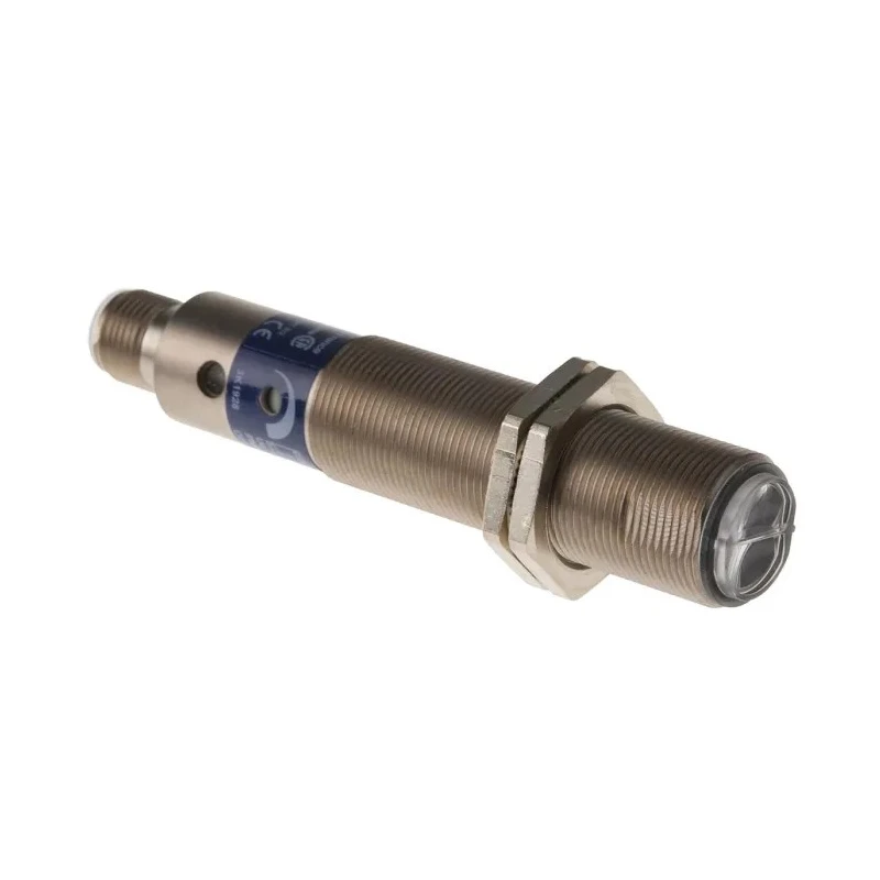 Telemecanique Sensors Diffuse Photoelectric Sensor, Barrel Style, 80 mm Detection Range, PNP Output, IP67 Metal XU5M18U1D