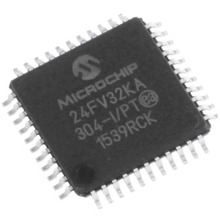 Microchip 16 bit PIC PIC24FV Microcontroller 32 MHz 32kB FLASH 44-Pin TQFP 
