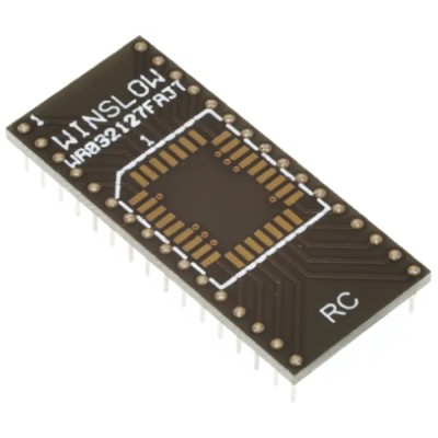 Winslow Straight Through Hole Mount 2.54 mm Pitch IC Socket Adapter PLCC to DIP WA032127FAJTRC