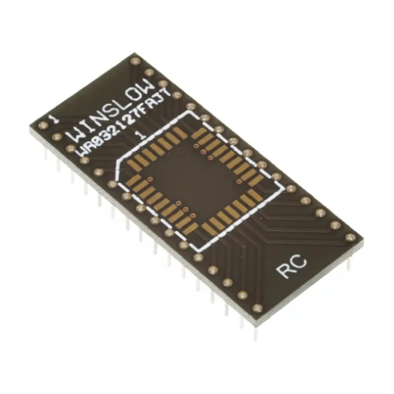 Winslow Straight Through Hole Mount 2.54 mm Pitch IC Socket Adapter PLCC to DIP WA032127FAJTRC