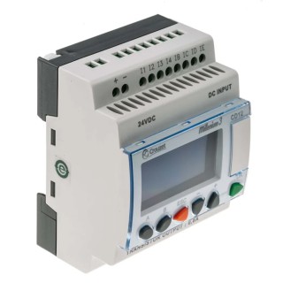 Crouzet Millenium 3 Series Logic Module 8-Input Digital Input 4 Transistor Outputs 24V DC 500mA Current 88974042