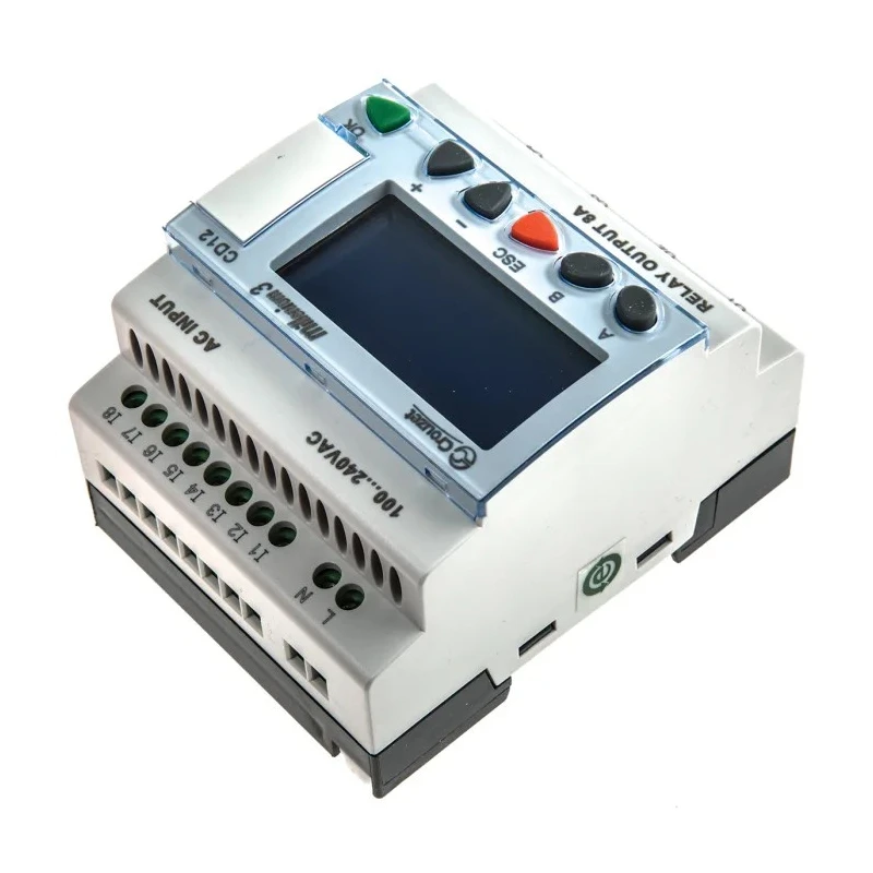 Crouzet Millenium 3 Series Logic Module 8-Input Digital and Analogue Inputs 4 Relay Outputs 230V AC 88974081