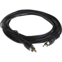 RS PRO Male RCA to Male RCA Auxiliary Cable 5 meters Black 742-4305