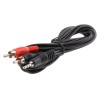 RS PRO Male 3.5 mm Jack to Male Phono Auxiliary Cable Black 2 m 742-4548