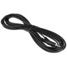 RS PRO Male 3.5 mm Stereo Jack to Female 3.5 mm Stereo Jack Auxiliary Cable Black 5 m 742-4560