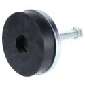 Fivilevel M16 Thread Size 120 mm Thread Length Adjustable Foot Zinc Plated Steel Base 120 mm Diameter 1000 daN ZAL12040V120
