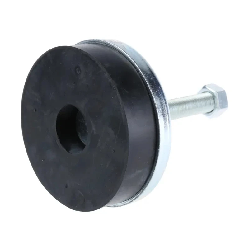 Fivilevel M16 Thread Size 120 mm Thread Length Adjustable Foot Zinc Plated Steel Base 120 mm Diameter 1000 daN ZAL12040V120