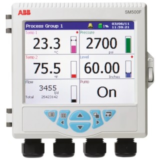 ABB 4-Channel Videographic Chart Recorder Current, Resistance, Temperature, Voltage SM503FCB