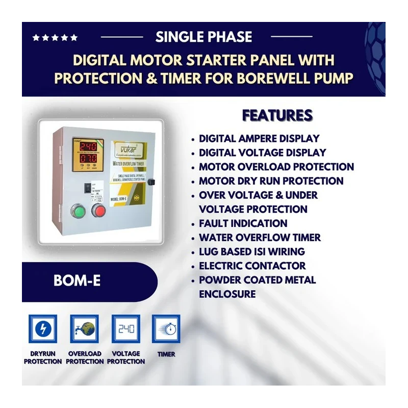 Buy Vukar 2.0 HP Submersible Motor Starter BOM-D4 - Top Quality
