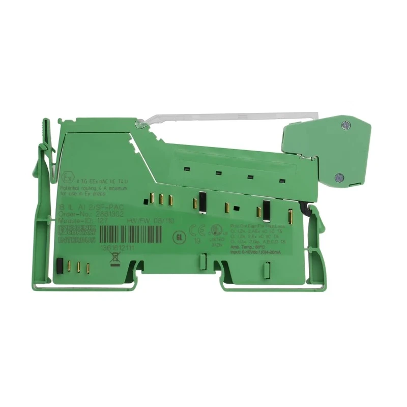 Phoenix Contact Analogue Module for use with Inline Station I/O Module 2 Inputs DIN Rail Mount 2861302