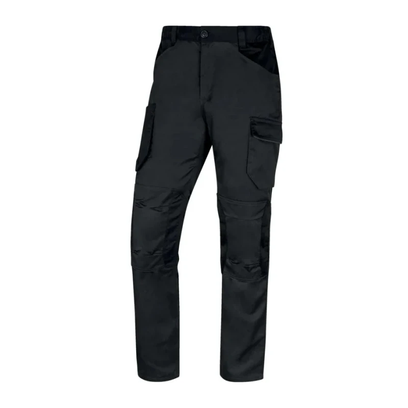 Delta Plus MACH 2 Unisex Work Trouser Grey Black 35.5 to 38.5 in Waist 82cm Leg M2PA3GGXG