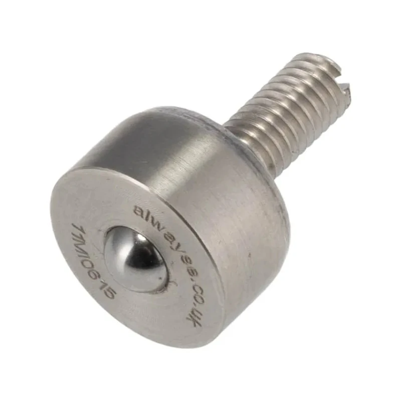 ALWAYSE Ball Transfer Unit Screw Mount Stainless Steel Carbon Steel Aluminium Case 11MI-06-15