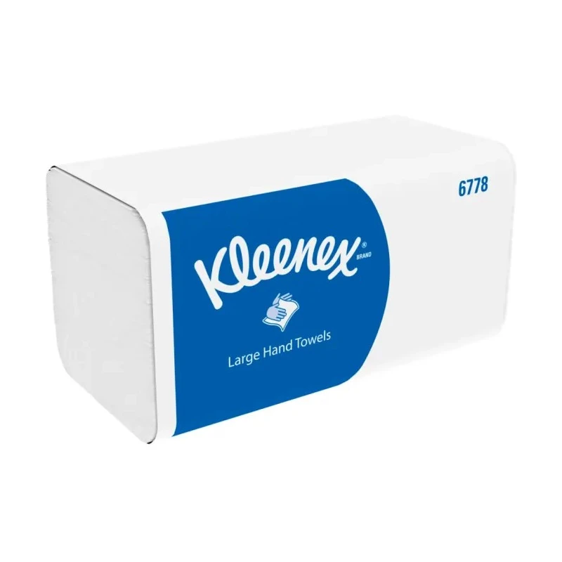 KLEENEX Interfolded Hand Towels 2 Ply 215 x 318 mm 124 Sheets 6778