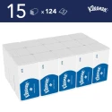 KLEENEX Interfolded Hand Towels 2 Ply 215 x 318 mm 124 Sheets 6778