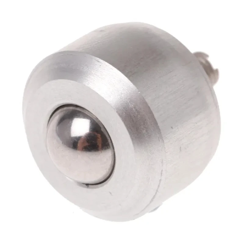 ALWAYSE Ball Transfer Unit Stud Mount 6.4 mm Ball Diameter Aluminium Case Stainless Steel Balls 10kg Load 11MI-06-17