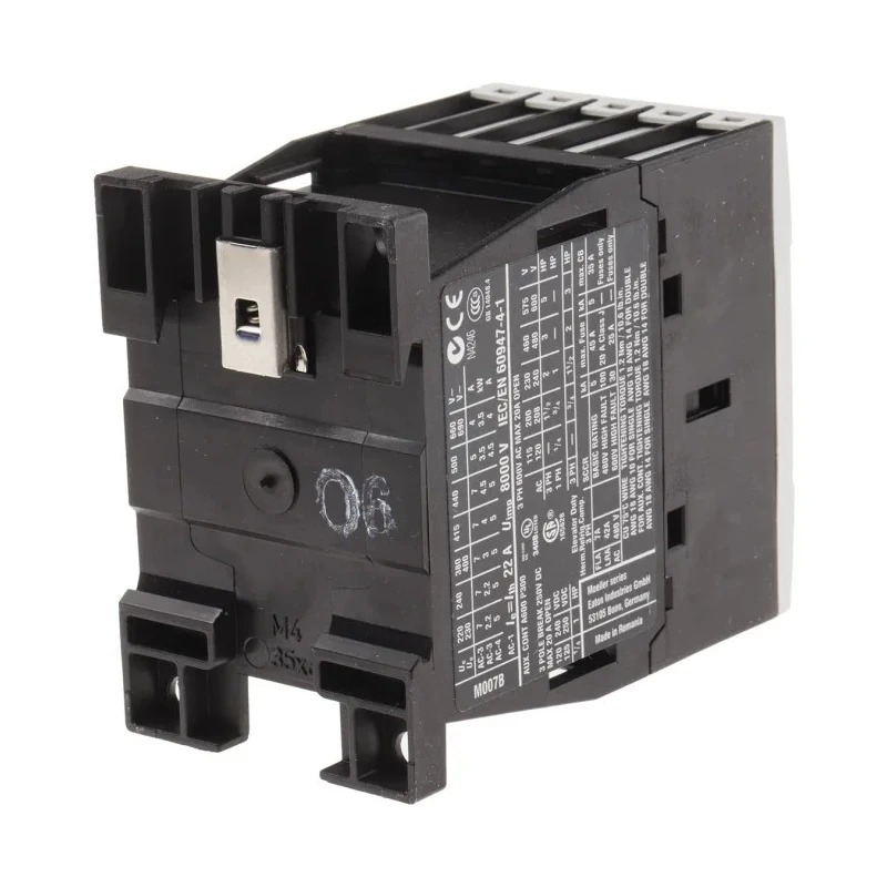 Eaton DILM Series 3-Pole Contactor with 400V AC Coil Voltage, 7 A Current, 3 kW Power 276587 DILM7-01(400V50HZ,440V60HZ)