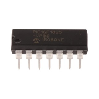 Microchip 8-bit PIC16F Microcontroller 32 MHz, 14kB FLASH, 14-Pin PDIP PIC16F1825-I/P