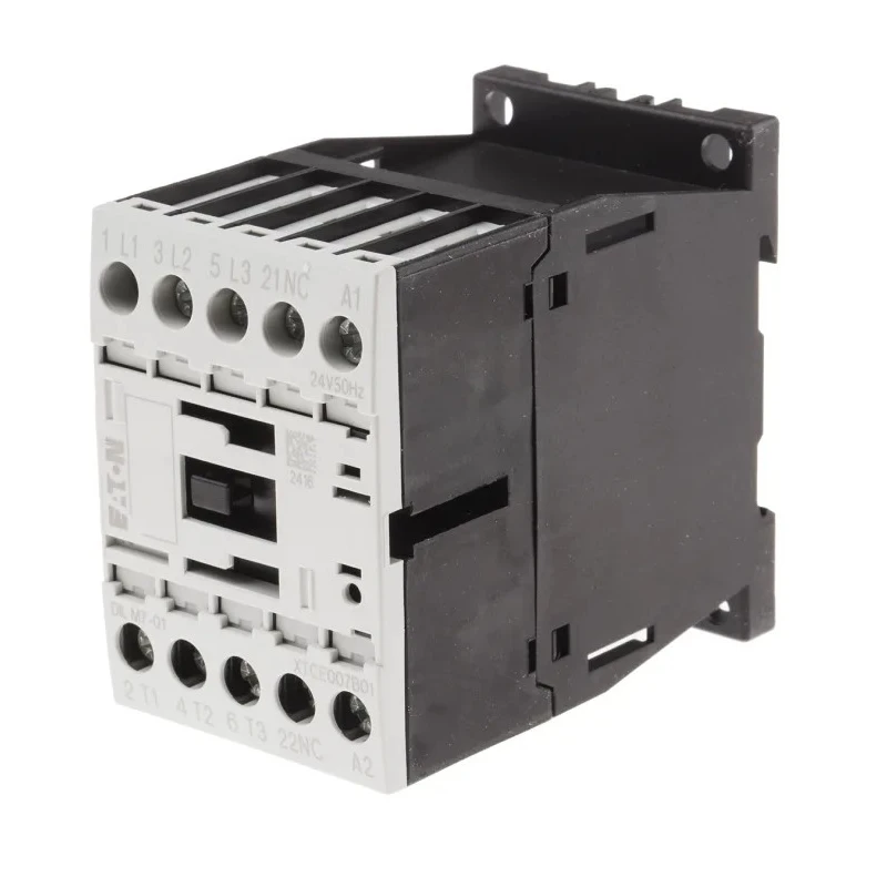 Eaton DILM Series Contactor 24V AC Coil, 3-Pole, 7 A Contact Current, 3 kW Power Rating, 400V AC 276572 DILM7-01(24V50HZ)