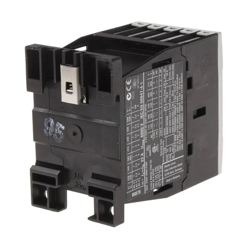 Eaton DILM Contactor 3-Pole 7 A 3 kW Motor Control DIN Rail Mount 110V AC Coil 276547 DILM7-10(110V50HZ,120V60HZ)