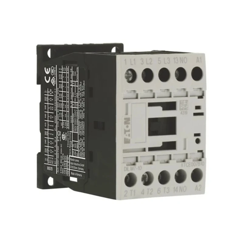 Eaton DILM Contactor 3-Pole 7 A 3 kW Motor Control DIN Rail Mount 110V AC Coil 276547 DILM7-10(110V50HZ,120V60HZ)