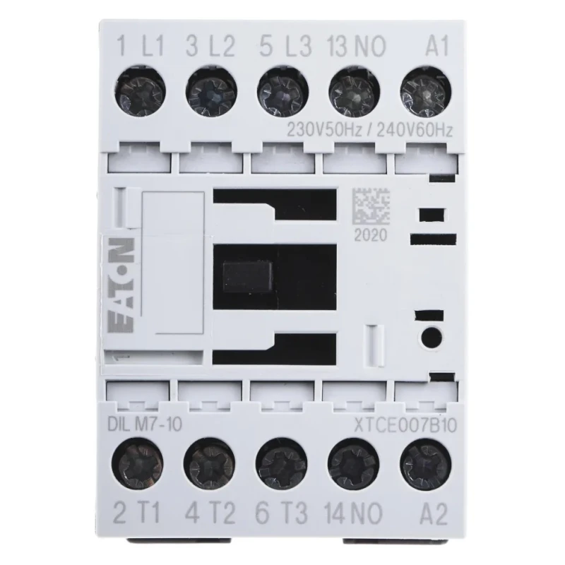 Eaton DILM Contactor 3-Pole, 7 A, 3 kW, 230V AC Coil, 400V AC Contact Voltage 276550 DILM7-10(230V50HZ,240V60HZ)