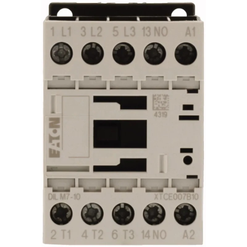 Eaton DILM Contactor 3-Pole, 7 A, 3 kW, 230V AC Coil, 400V AC Contact Voltage 276550 DILM7-10(230V50HZ,240V60HZ)