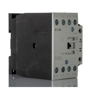 Eaton DILM 4-Pole Contactor 24V DC Coil, 32A Contact Current, 7.5 kW Power, DIN Rail Mount 109811 DILMP32-10(RDC24)