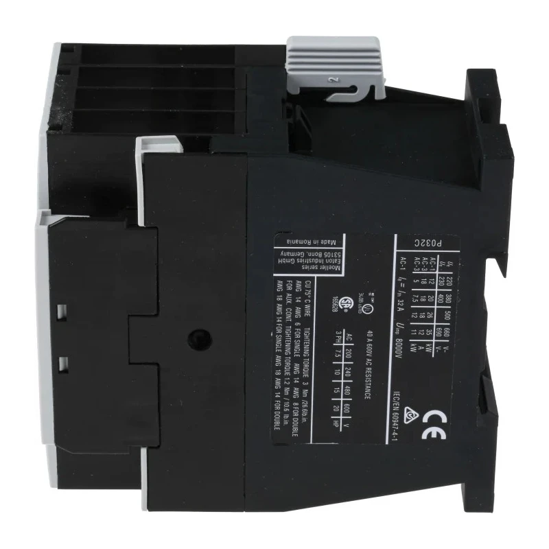 Eaton DILM Contactor 4-Pole, 32 A, 7.5 kW, 230V AC Coil, 4 NO, 400V AC 109797 DILMP32-10(230V50HZ,240V60HZ)