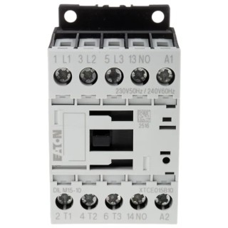 Eaton DILM Contactor 3-Pole 15A 7.5kW 230V AC Coil with 3NO Contacts 400V AC 290058 DILM15-10(230V50HZ,240V60HZ)