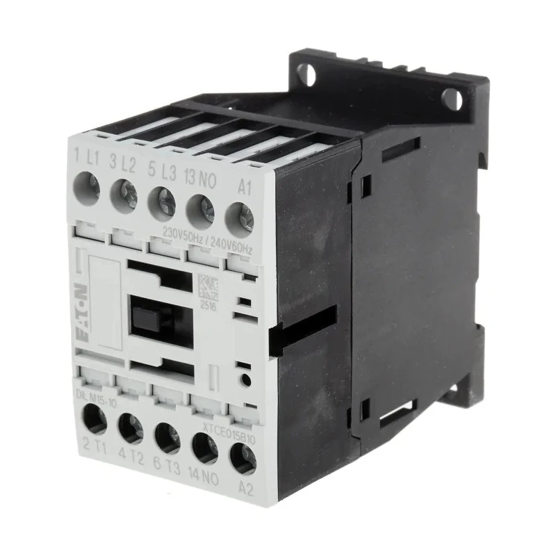 Eaton DILM Contactor 3-Pole 15A 7.5kW 230V AC Coil with 3NO Contacts 400V AC 290058 DILM15-10(230V50HZ,240V60HZ)