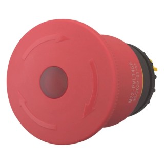 Eaton RMQ-Titan Series Turn to Release Illuminated Emergency Stop Push Button, Front and Base Fixing 121460 M22-PVLT45P